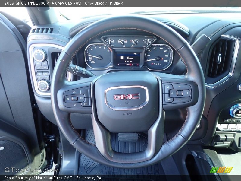 Onyx Black / Jet Black 2019 GMC Sierra 1500 AT4 Crew Cab 4WD