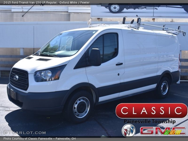 Oxford White / Pewter 2015 Ford Transit Van 150 LR Regular