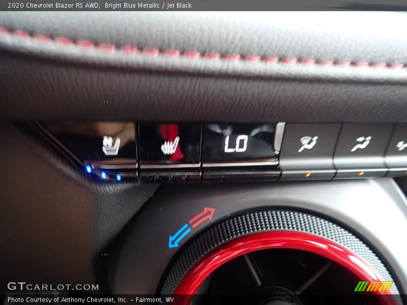 Bright Blue Metallic / Jet Black 2020 Chevrolet Blazer RS AWD