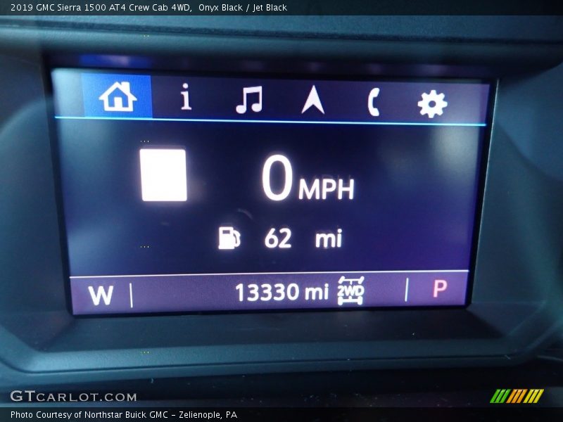 Onyx Black / Jet Black 2019 GMC Sierra 1500 AT4 Crew Cab 4WD