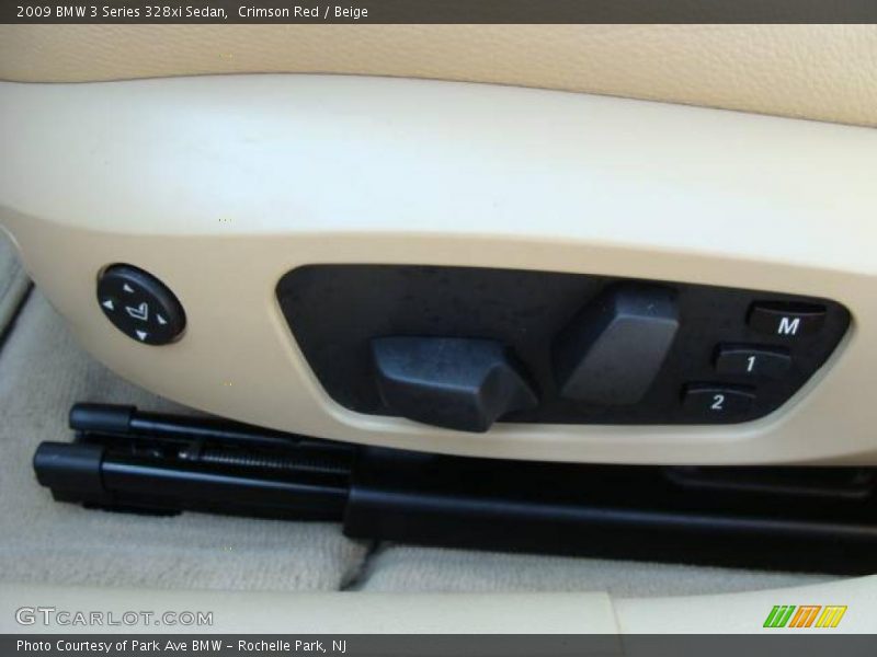 Crimson Red / Beige 2009 BMW 3 Series 328xi Sedan