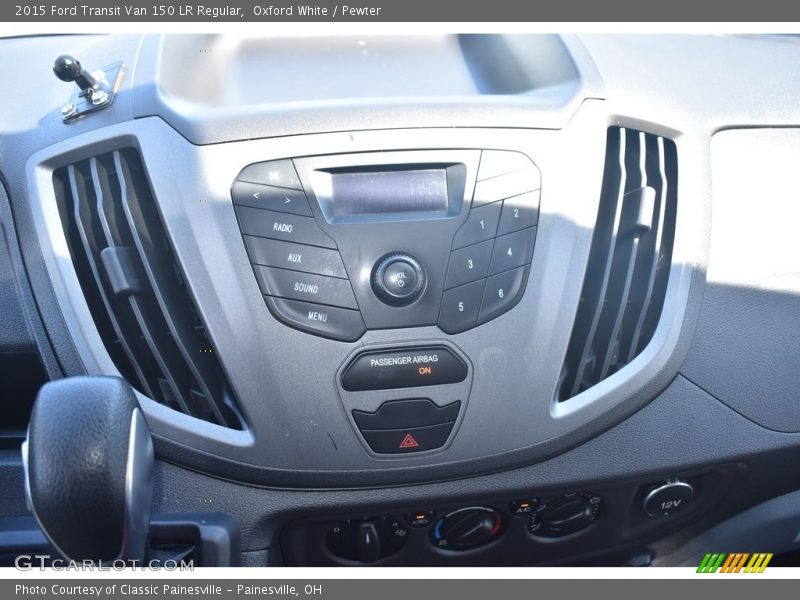 Oxford White / Pewter 2015 Ford Transit Van 150 LR Regular