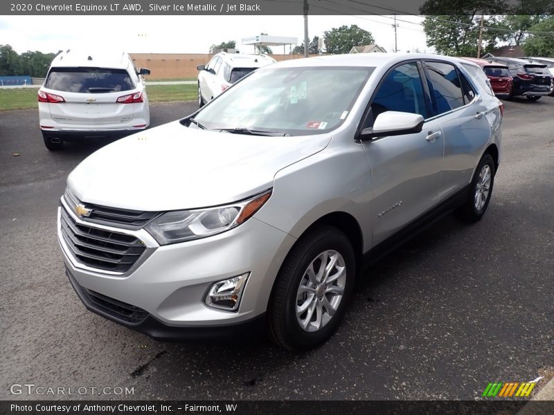 Silver Ice Metallic / Jet Black 2020 Chevrolet Equinox LT AWD