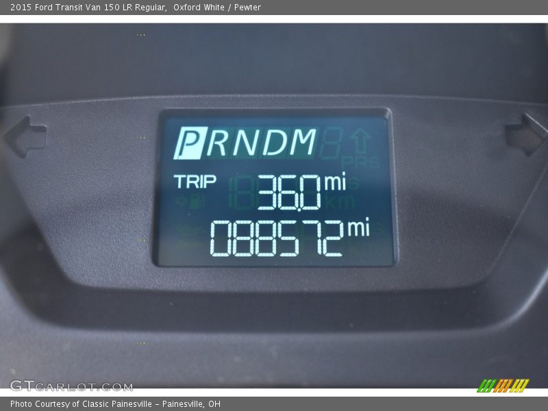 Oxford White / Pewter 2015 Ford Transit Van 150 LR Regular