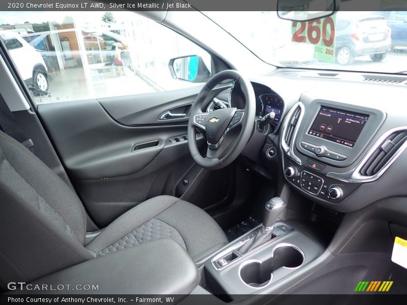 Silver Ice Metallic / Jet Black 2020 Chevrolet Equinox LT AWD