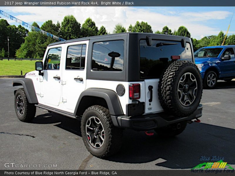 Bright White / Black 2017 Jeep Wrangler Unlimited Rubicon Hard Rock 4x4