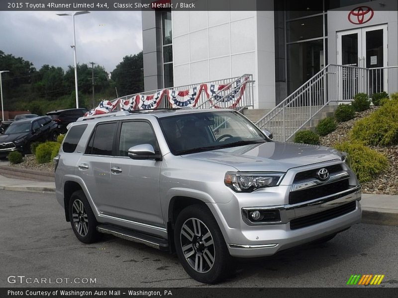 Classic Silver Metallic / Black 2015 Toyota 4Runner Limited 4x4