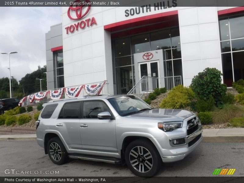Classic Silver Metallic / Black 2015 Toyota 4Runner Limited 4x4