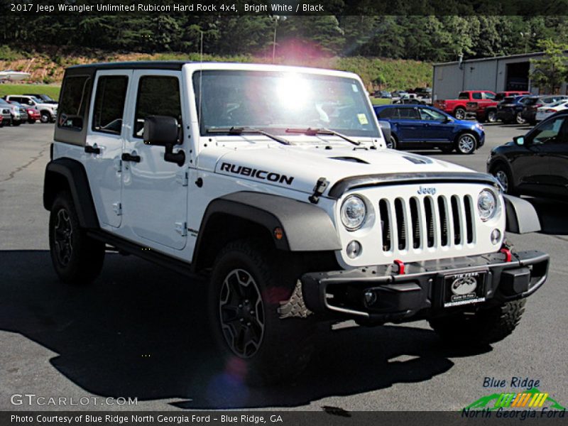 Bright White / Black 2017 Jeep Wrangler Unlimited Rubicon Hard Rock 4x4