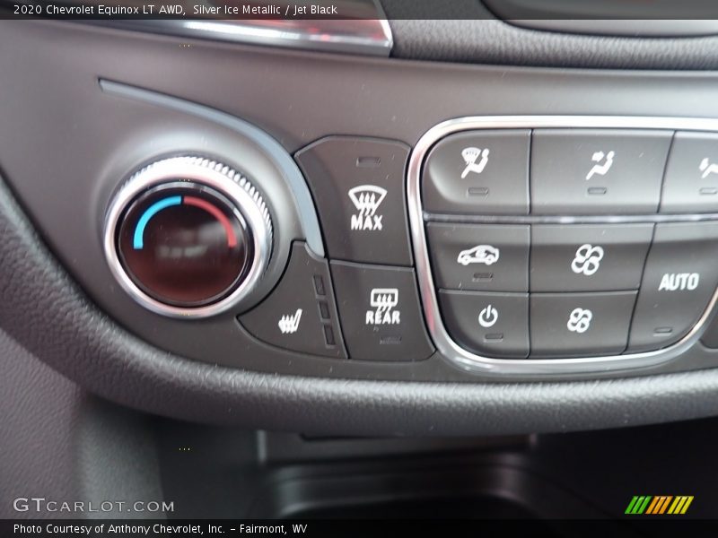 Silver Ice Metallic / Jet Black 2020 Chevrolet Equinox LT AWD