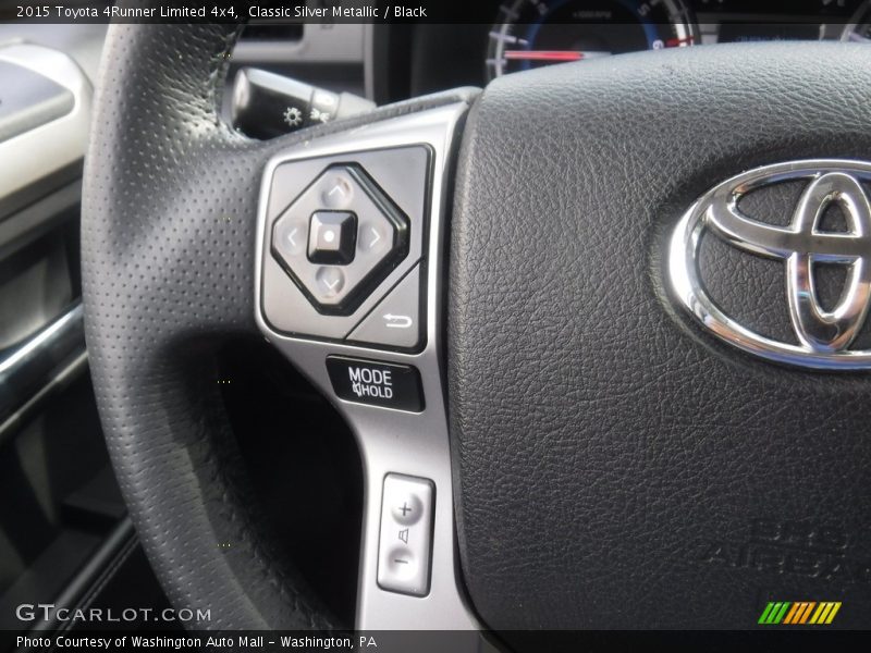 Classic Silver Metallic / Black 2015 Toyota 4Runner Limited 4x4