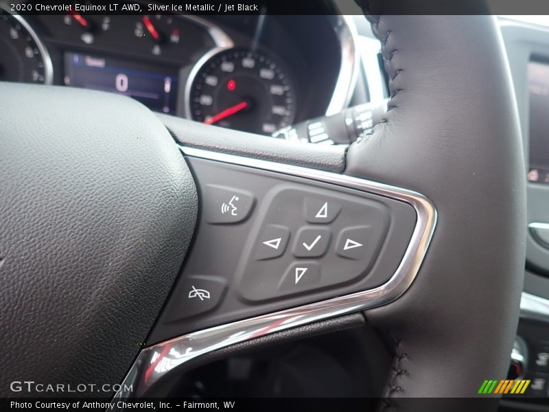 Silver Ice Metallic / Jet Black 2020 Chevrolet Equinox LT AWD