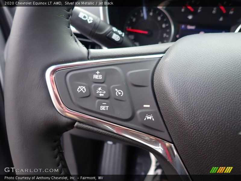 Silver Ice Metallic / Jet Black 2020 Chevrolet Equinox LT AWD