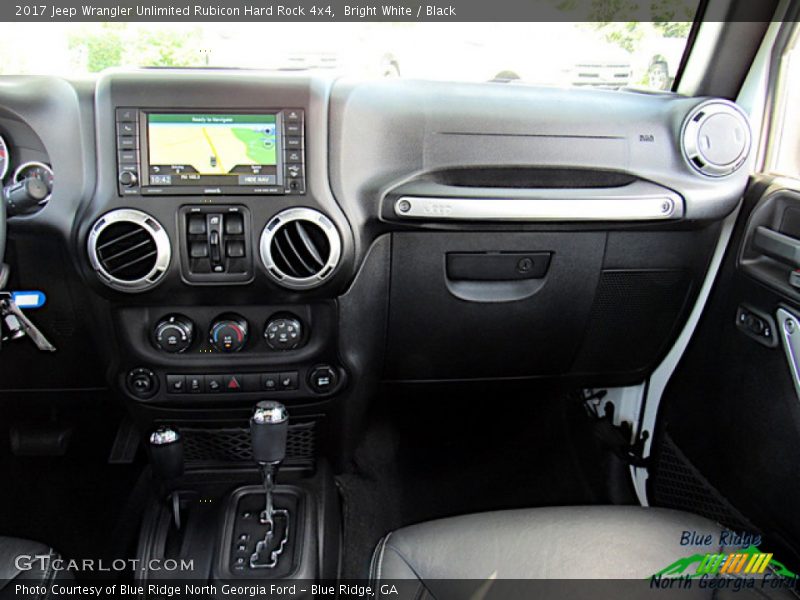 Bright White / Black 2017 Jeep Wrangler Unlimited Rubicon Hard Rock 4x4