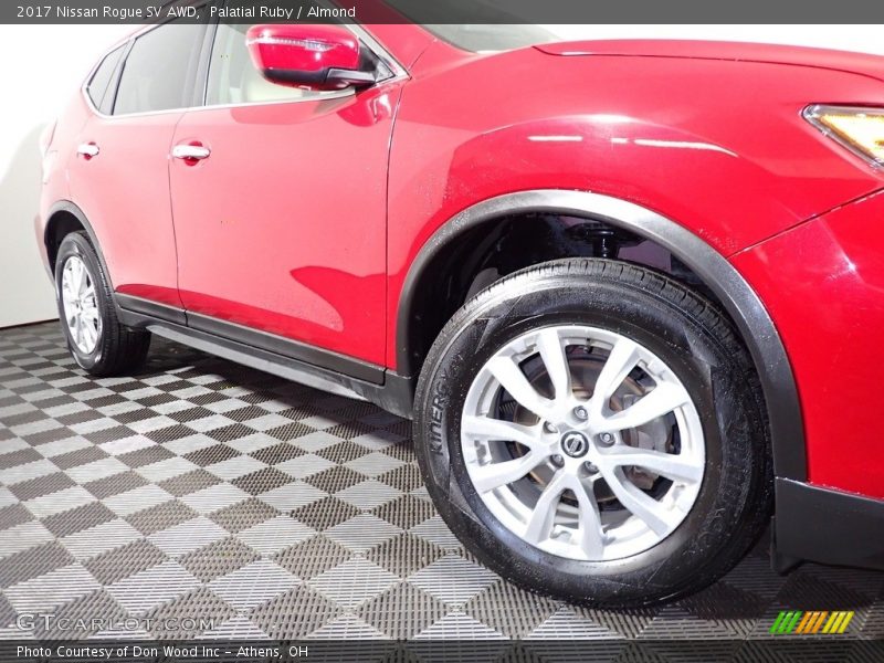 Palatial Ruby / Almond 2017 Nissan Rogue SV AWD