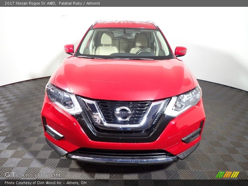Palatial Ruby / Almond 2017 Nissan Rogue SV AWD