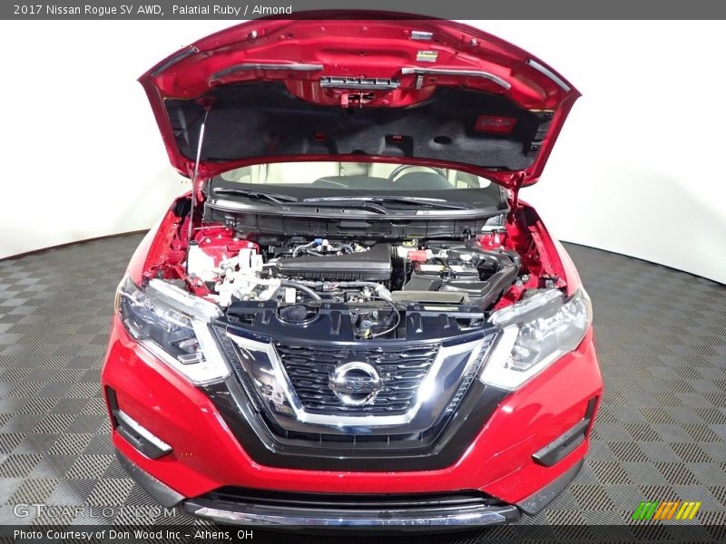 Palatial Ruby / Almond 2017 Nissan Rogue SV AWD