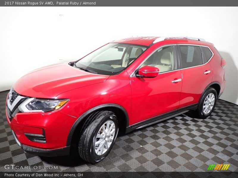 Palatial Ruby / Almond 2017 Nissan Rogue SV AWD