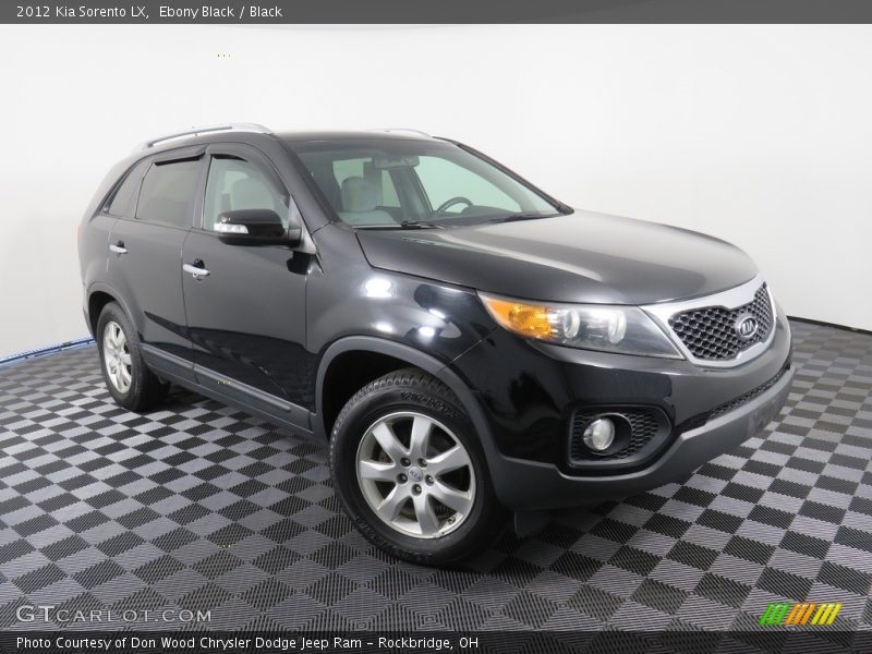 Ebony Black / Black 2012 Kia Sorento LX