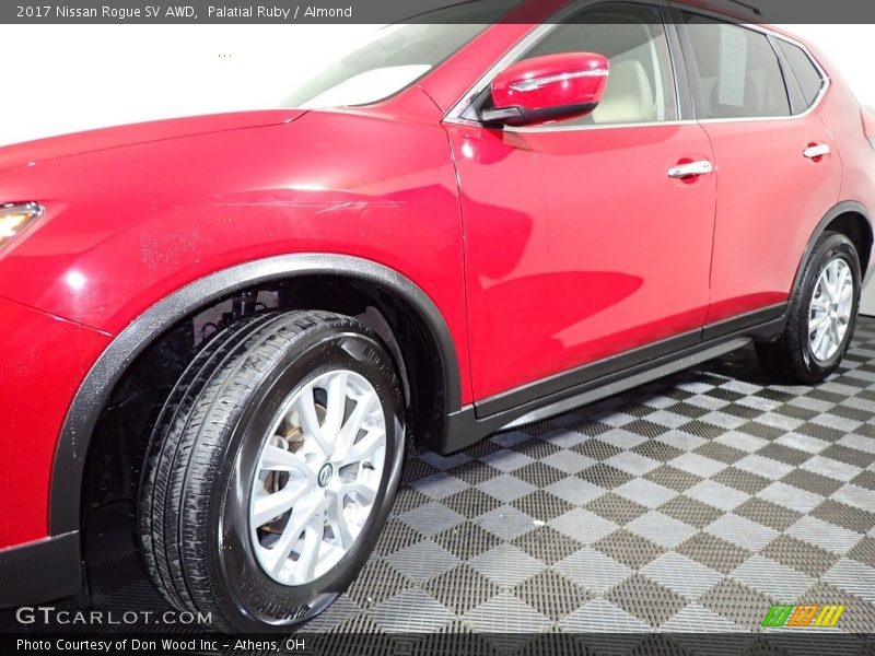 Palatial Ruby / Almond 2017 Nissan Rogue SV AWD