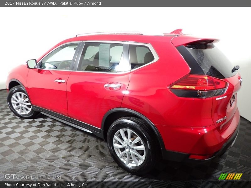 Palatial Ruby / Almond 2017 Nissan Rogue SV AWD