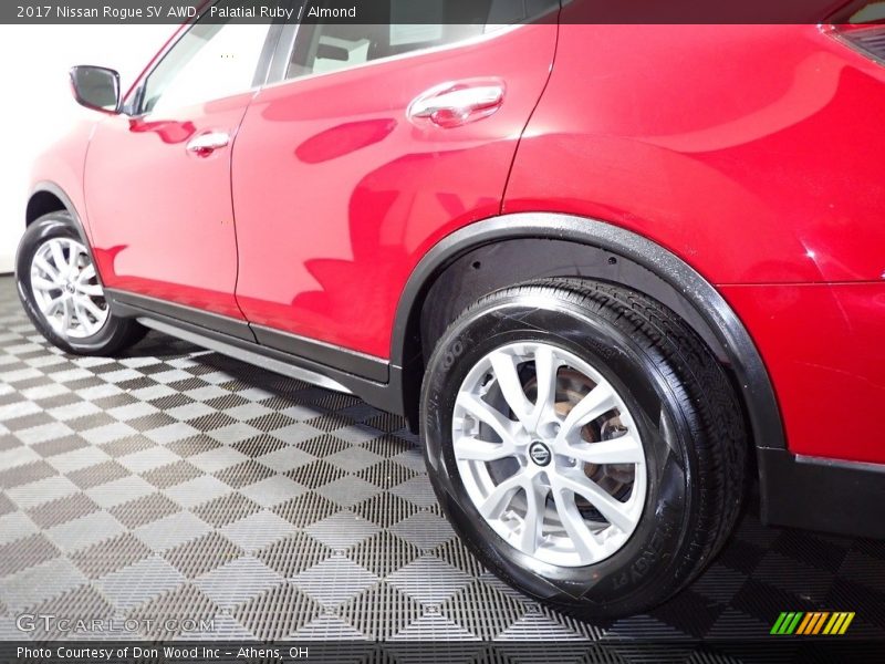 Palatial Ruby / Almond 2017 Nissan Rogue SV AWD