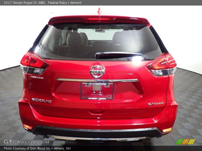 Palatial Ruby / Almond 2017 Nissan Rogue SV AWD