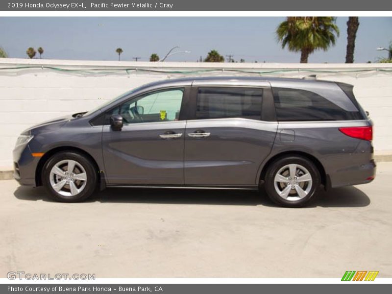 Pacific Pewter Metallic / Gray 2019 Honda Odyssey EX-L