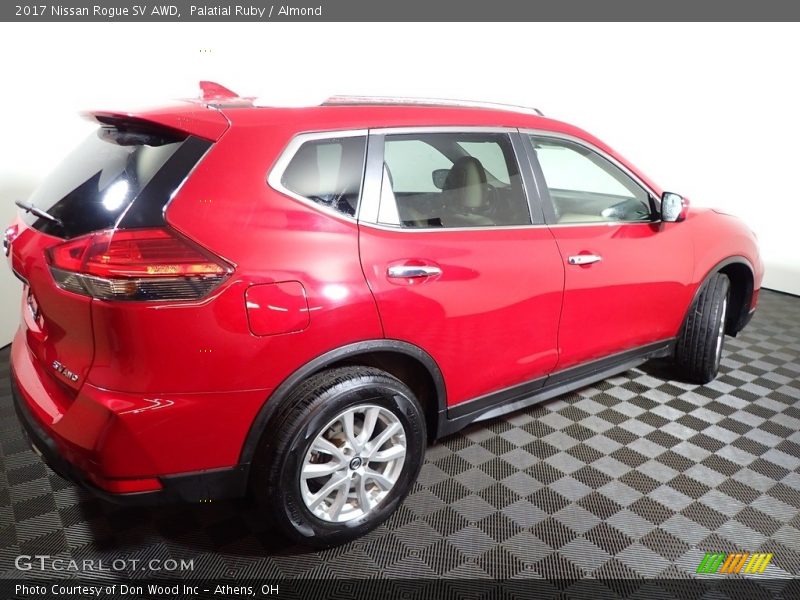 Palatial Ruby / Almond 2017 Nissan Rogue SV AWD