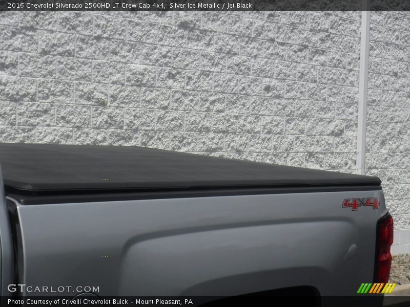 Silver Ice Metallic / Jet Black 2016 Chevrolet Silverado 2500HD LT Crew Cab 4x4