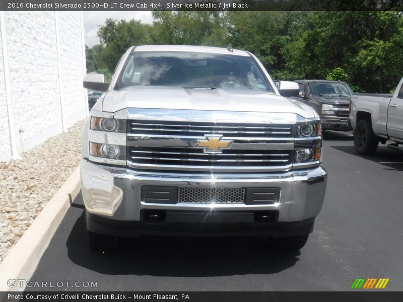 Silver Ice Metallic / Jet Black 2016 Chevrolet Silverado 2500HD LT Crew Cab 4x4