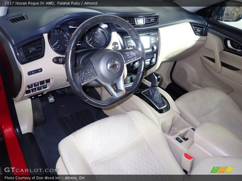 Palatial Ruby / Almond 2017 Nissan Rogue SV AWD