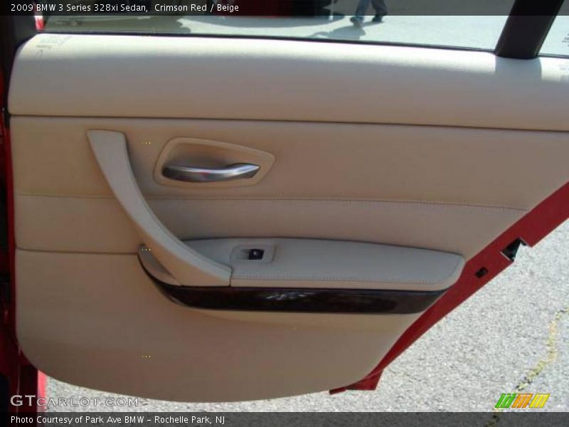 Crimson Red / Beige 2009 BMW 3 Series 328xi Sedan