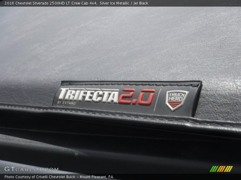 Silver Ice Metallic / Jet Black 2016 Chevrolet Silverado 2500HD LT Crew Cab 4x4