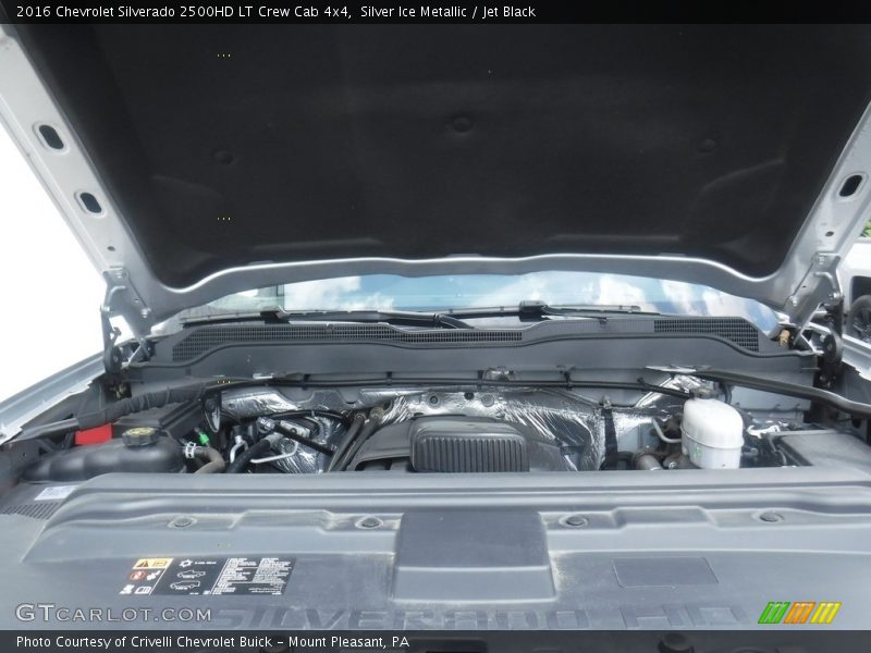 Silver Ice Metallic / Jet Black 2016 Chevrolet Silverado 2500HD LT Crew Cab 4x4