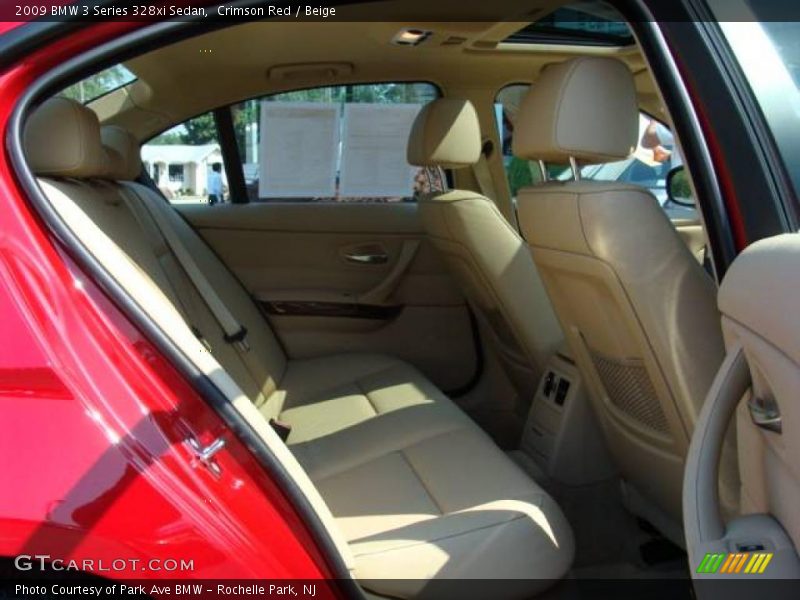 Crimson Red / Beige 2009 BMW 3 Series 328xi Sedan