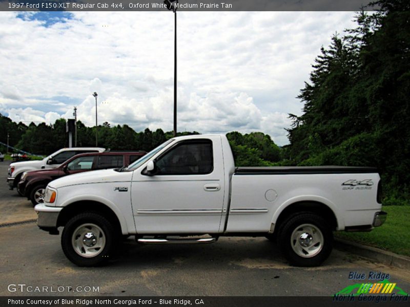 Oxford White / Medium Prairie Tan 1997 Ford F150 XLT Regular Cab 4x4