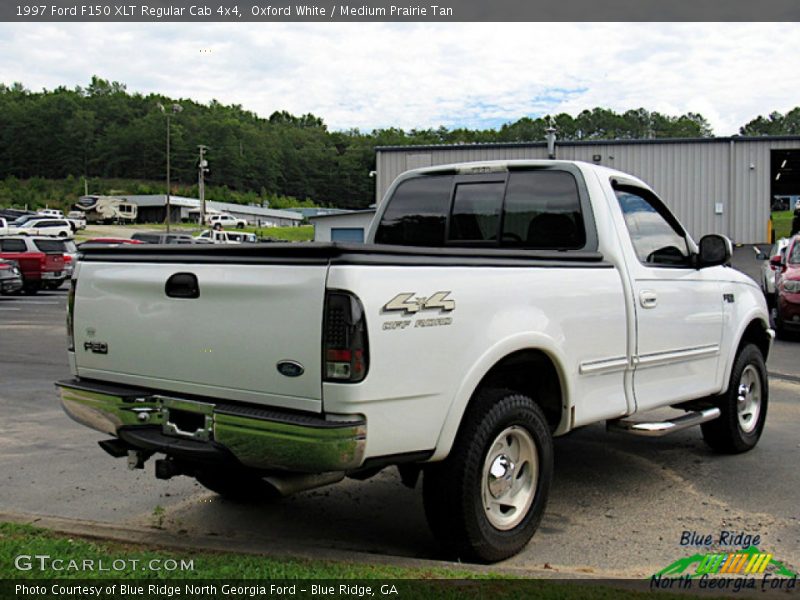 Oxford White / Medium Prairie Tan 1997 Ford F150 XLT Regular Cab 4x4