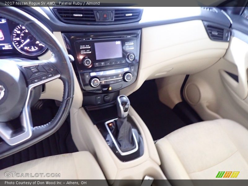 Palatial Ruby / Almond 2017 Nissan Rogue SV AWD
