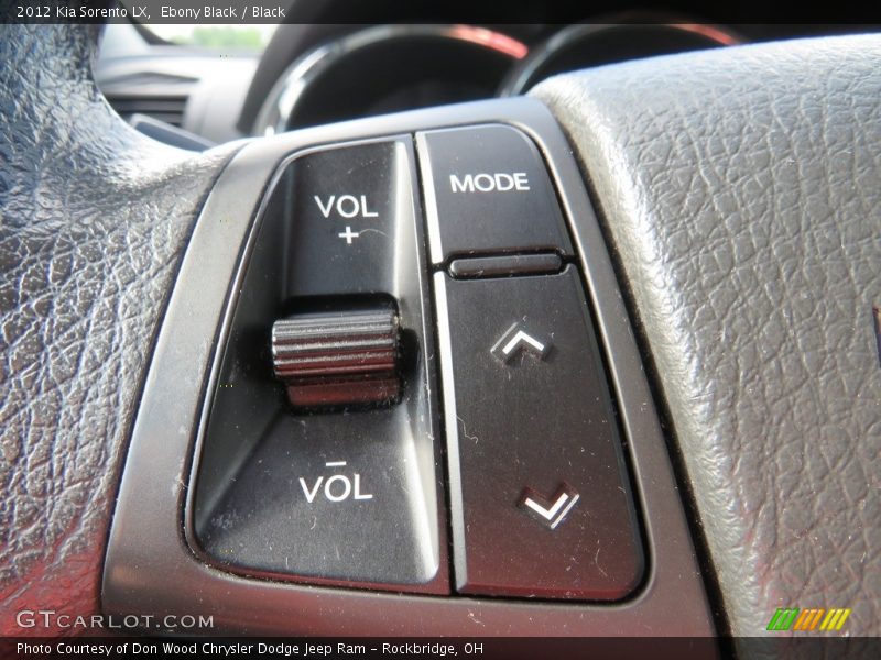 Ebony Black / Black 2012 Kia Sorento LX