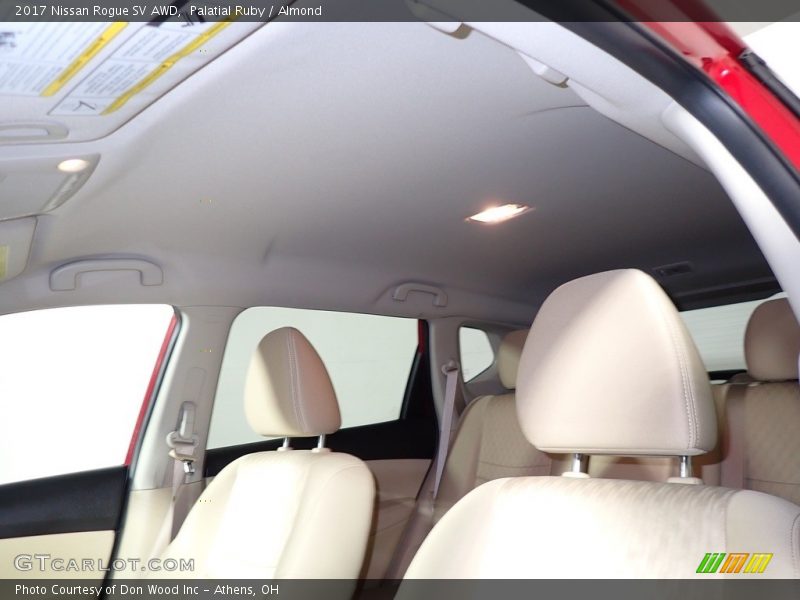 Palatial Ruby / Almond 2017 Nissan Rogue SV AWD