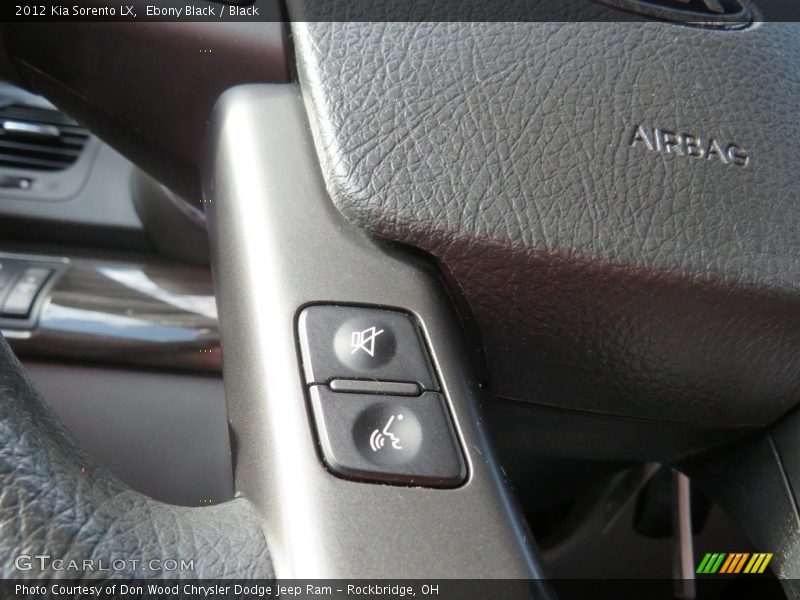 Ebony Black / Black 2012 Kia Sorento LX