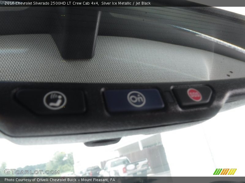 Silver Ice Metallic / Jet Black 2016 Chevrolet Silverado 2500HD LT Crew Cab 4x4