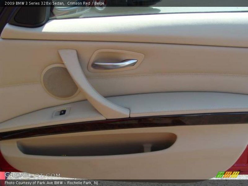 Crimson Red / Beige 2009 BMW 3 Series 328xi Sedan