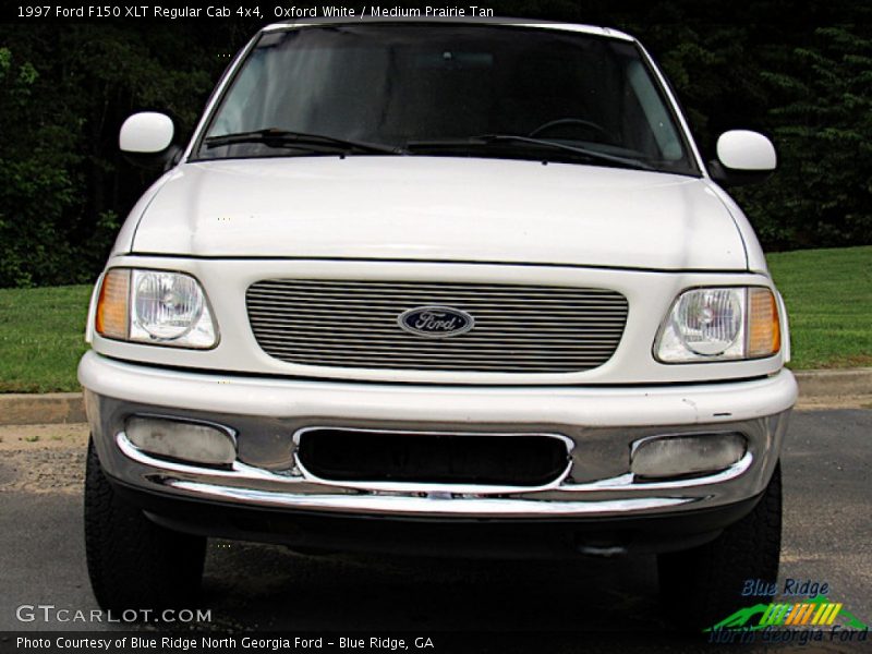 Oxford White / Medium Prairie Tan 1997 Ford F150 XLT Regular Cab 4x4