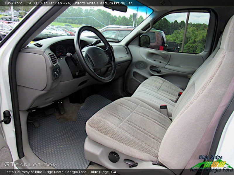Oxford White / Medium Prairie Tan 1997 Ford F150 XLT Regular Cab 4x4