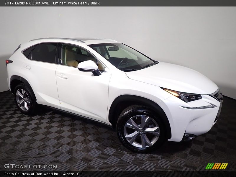 Eminent White Pearl / Black 2017 Lexus NX 200t AWD