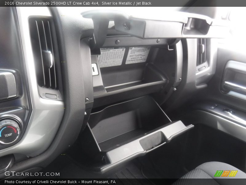 Silver Ice Metallic / Jet Black 2016 Chevrolet Silverado 2500HD LT Crew Cab 4x4
