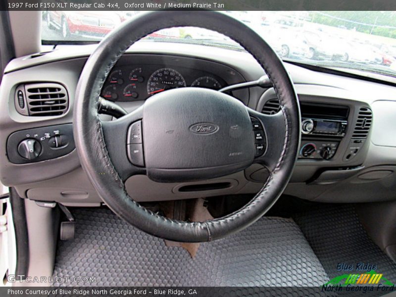 Oxford White / Medium Prairie Tan 1997 Ford F150 XLT Regular Cab 4x4