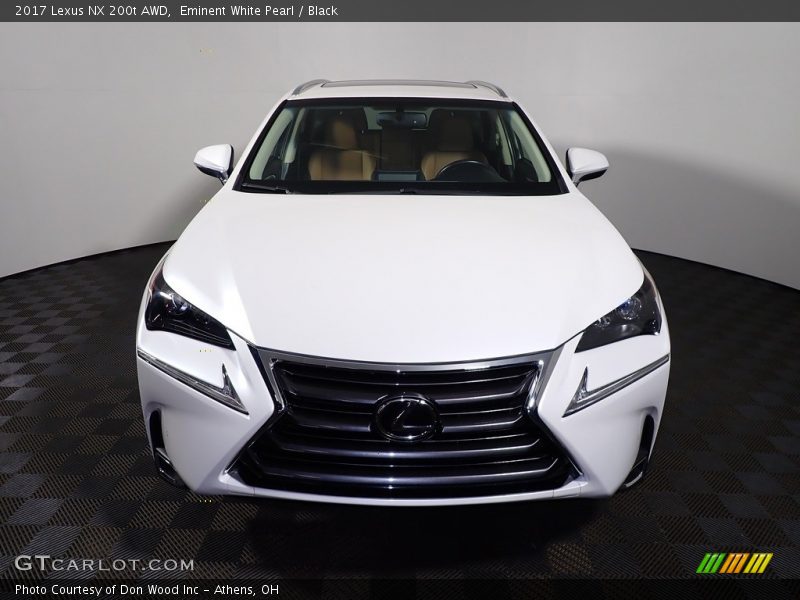 Eminent White Pearl / Black 2017 Lexus NX 200t AWD